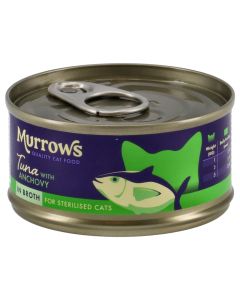 Murrows Natvoer Tonijn Met Ansjovis In Visbouillon - Kattenvoer - Tonijn Ansjovis 70 g